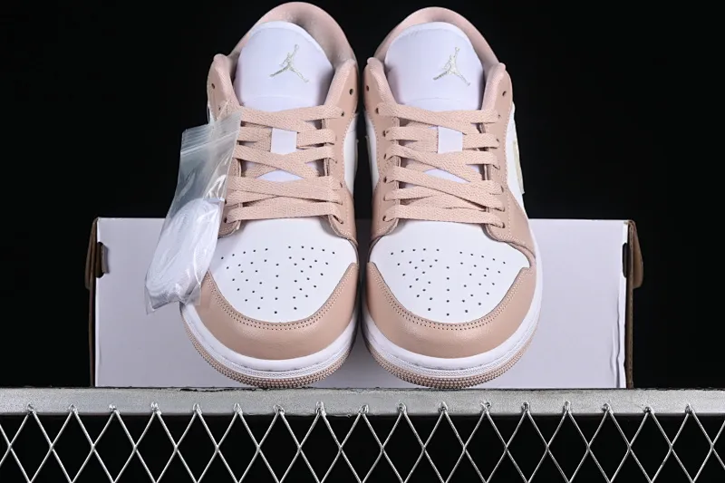 All categories Air Jordan Jordan series basketball shoes Air Jordan 1 Low Air Jordan 1 Low AJ1 Joe 1 white and pink low-top cultural and casual sneakers DC0774-120